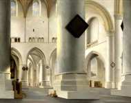 Pieter Saenredam - The Interior of the Grote Kerk at Haarlem